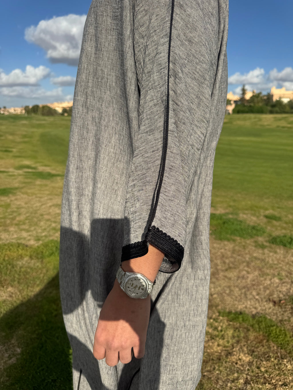 Abaya  Homme Lin