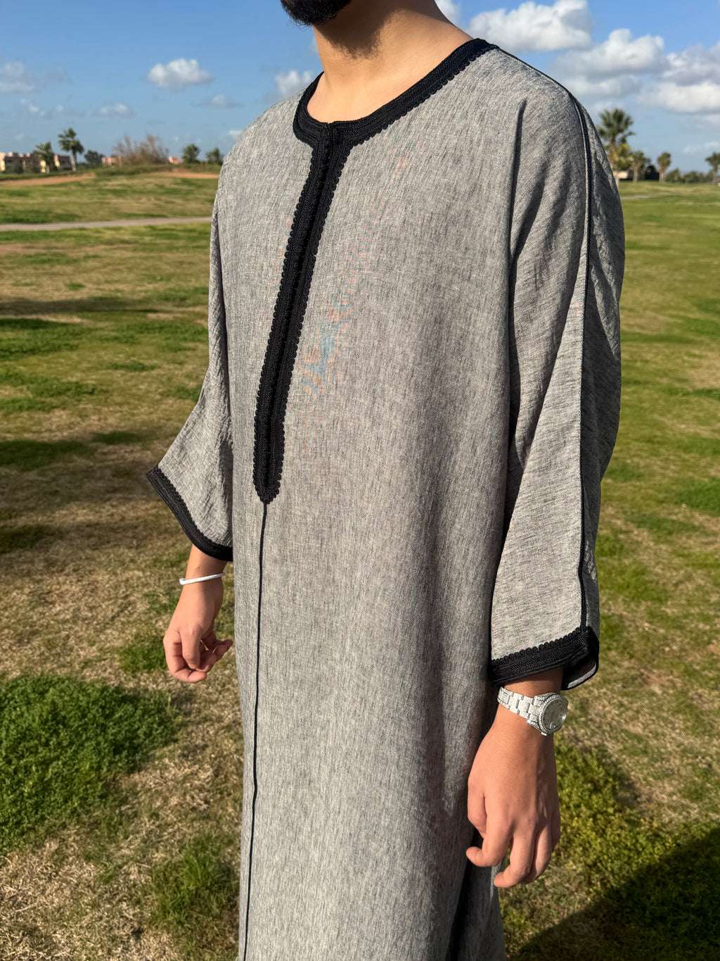  Abaya  Homme Lin