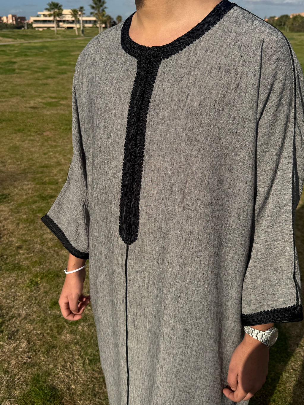  Abaya  Homme Lin