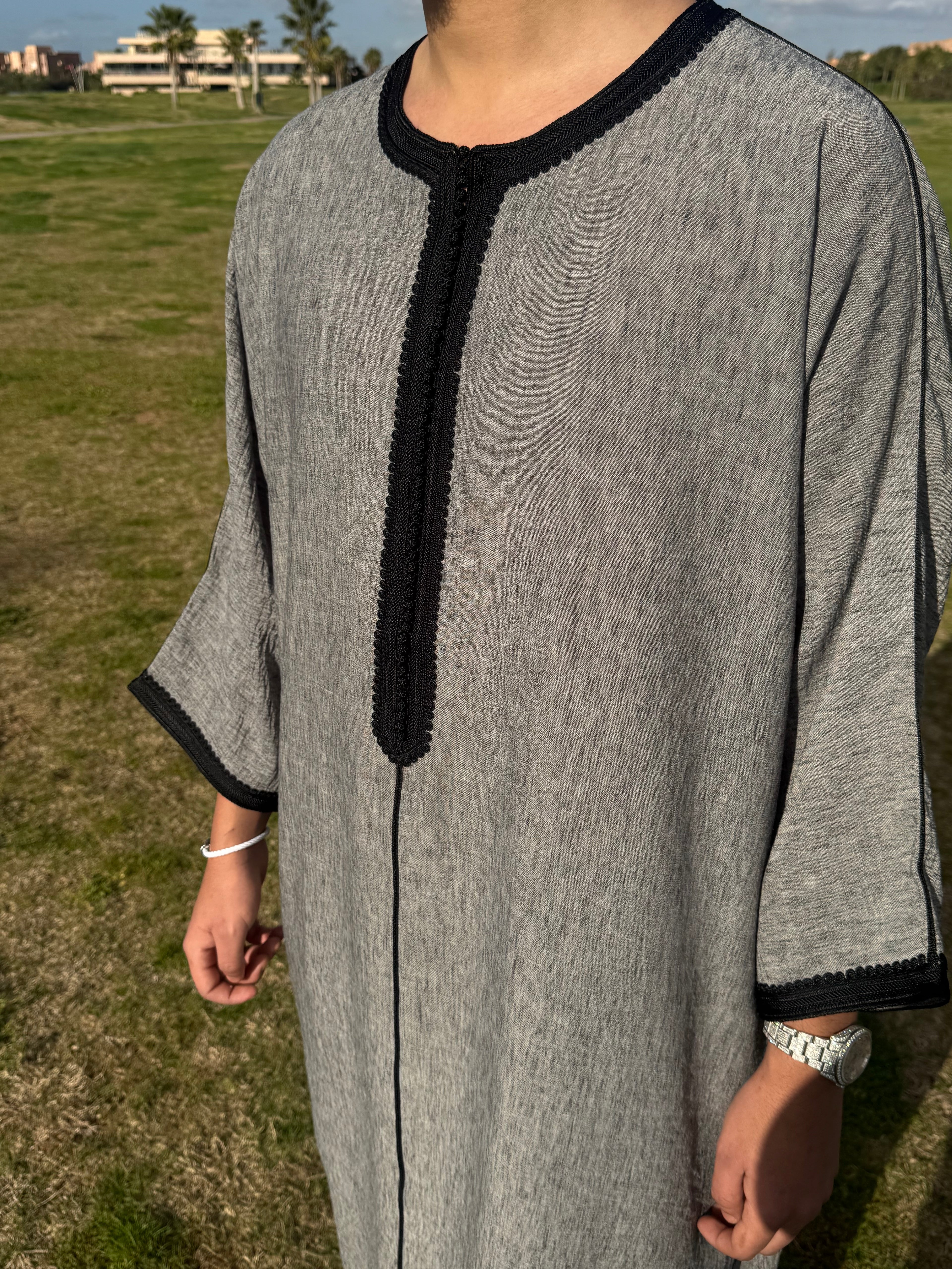  Abaya  Homme Lin