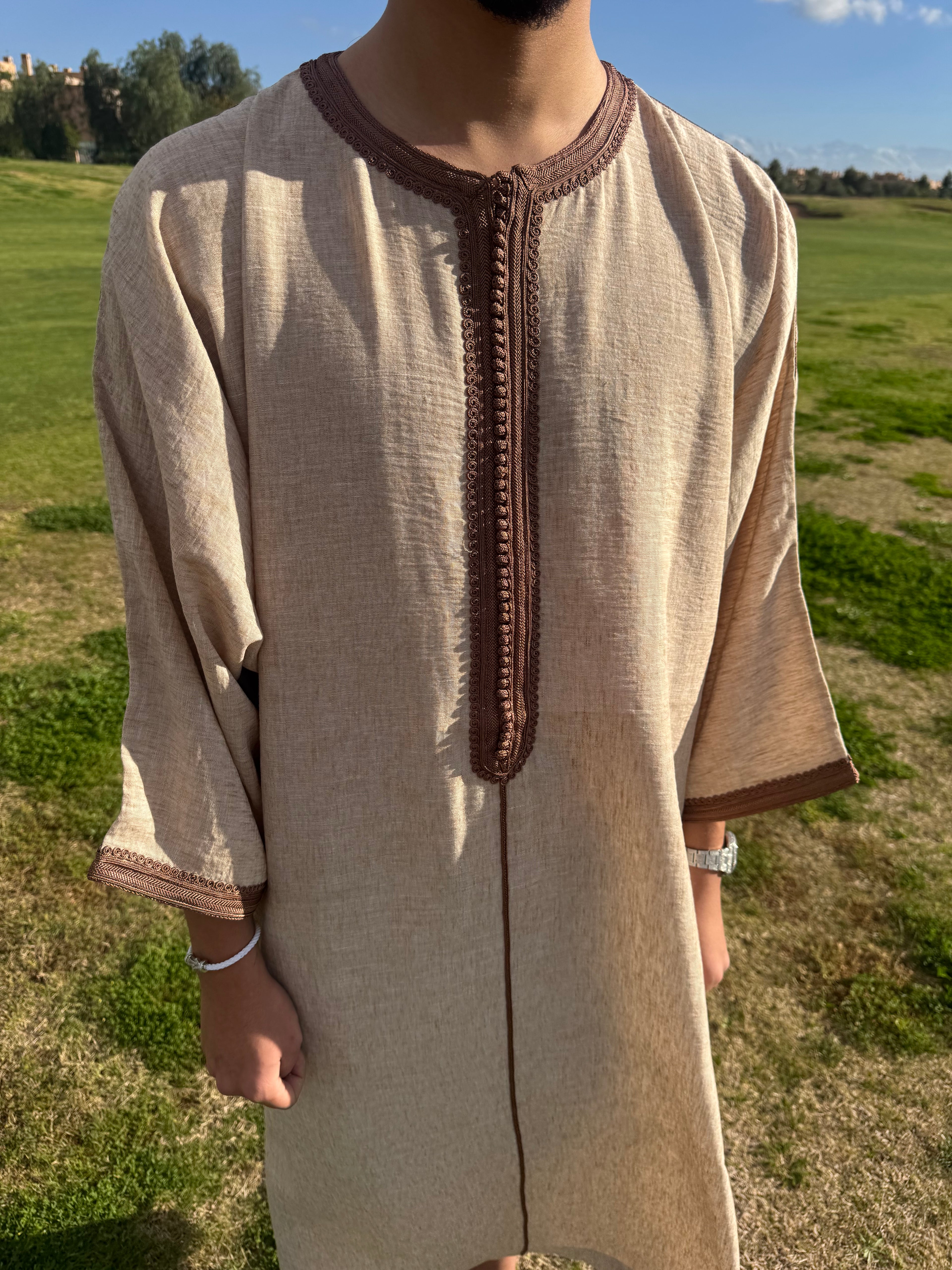 Abaya Homme lin