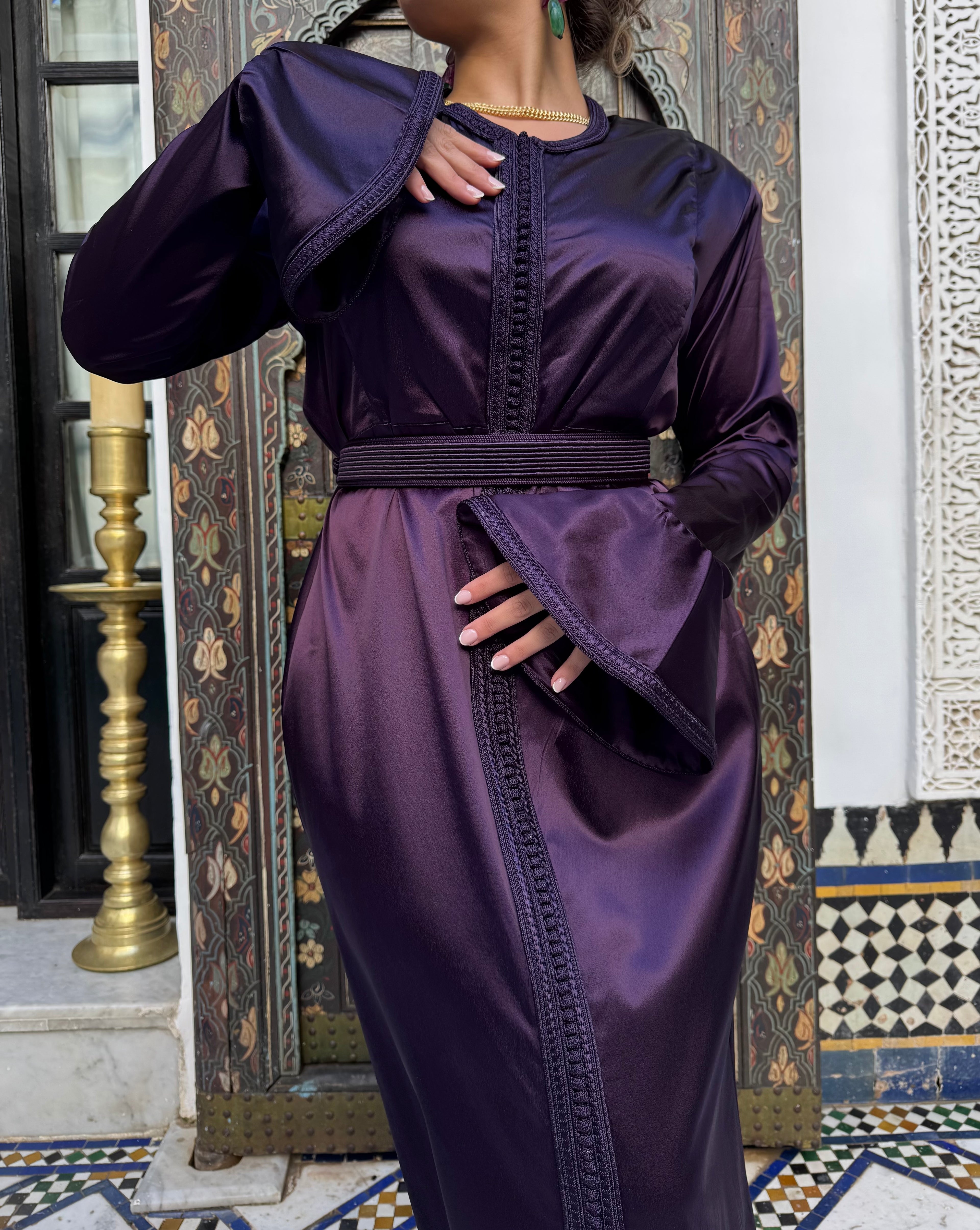 Robe Blazer façon caftan - Élégance structurée