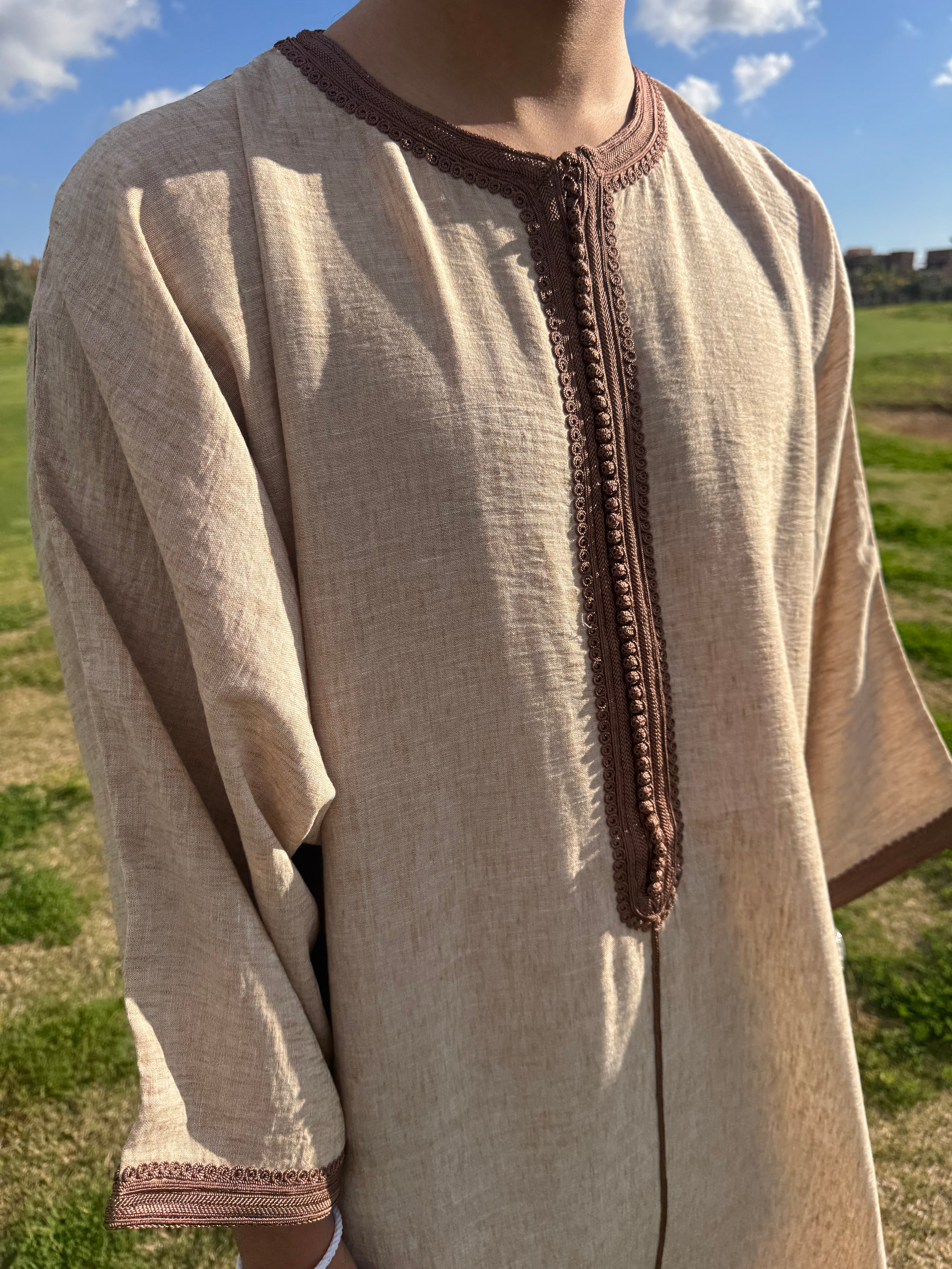 Abaya Homme lin