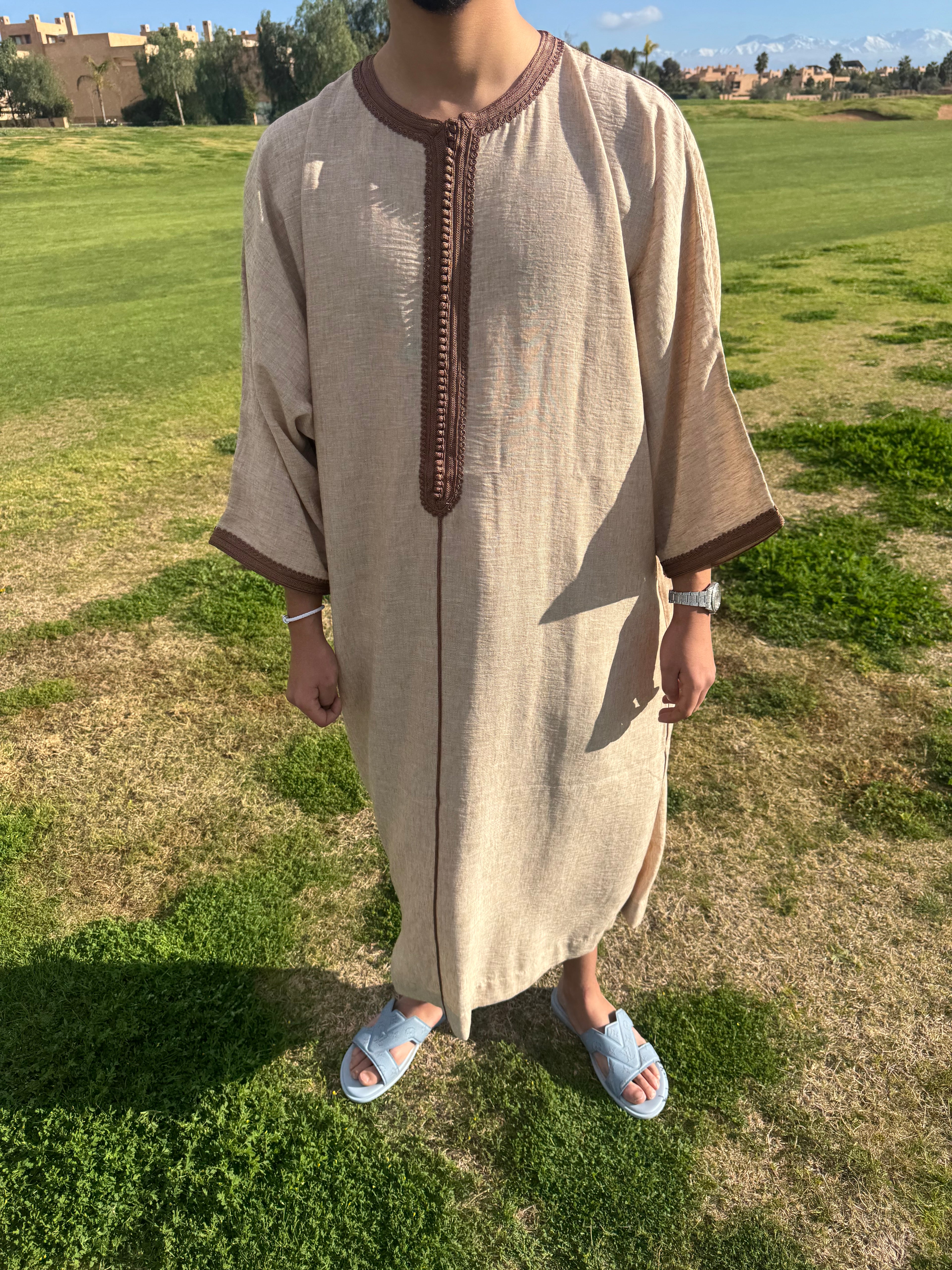 Abaya Homme lin