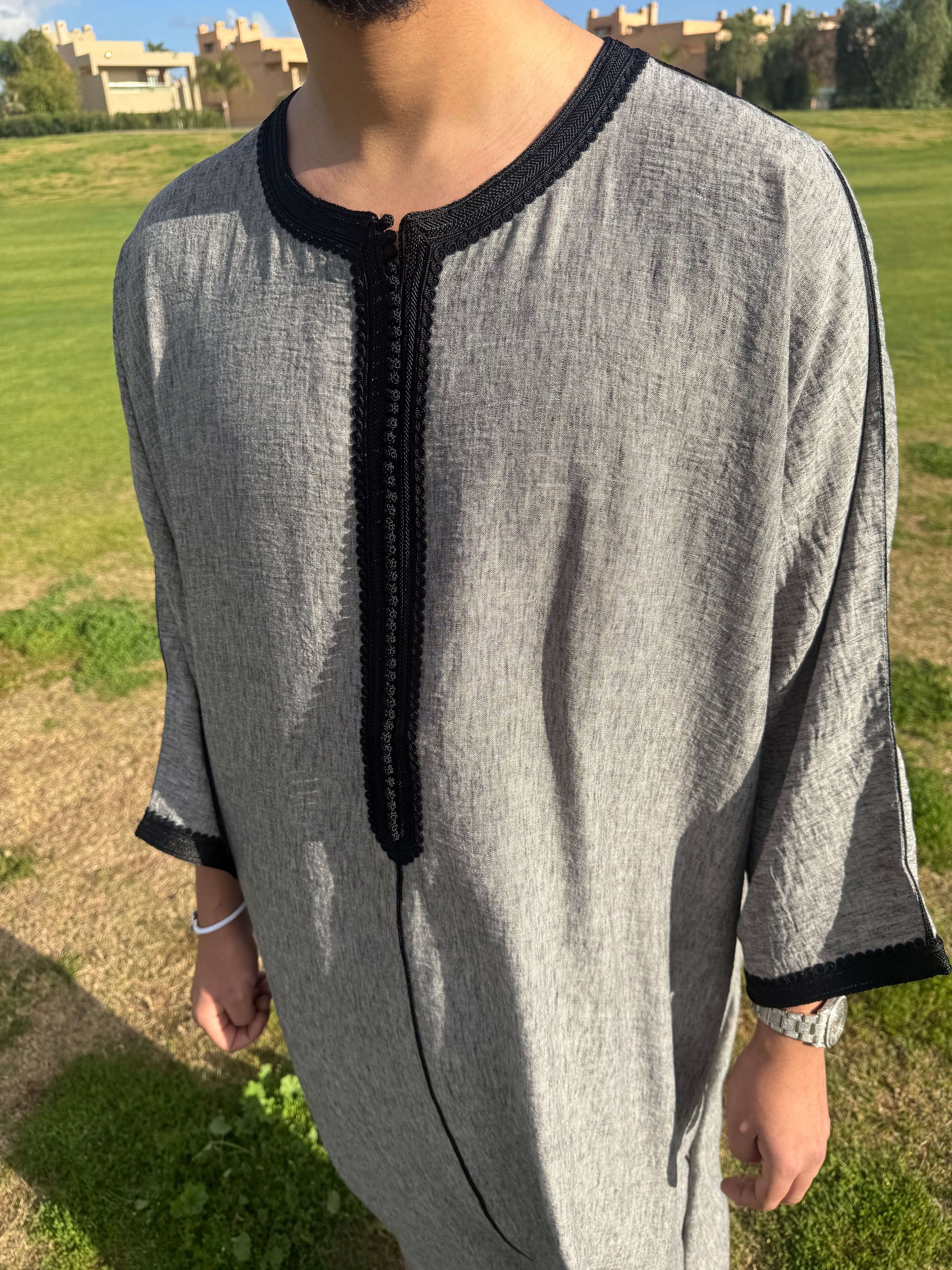  Abaya  Homme Lin