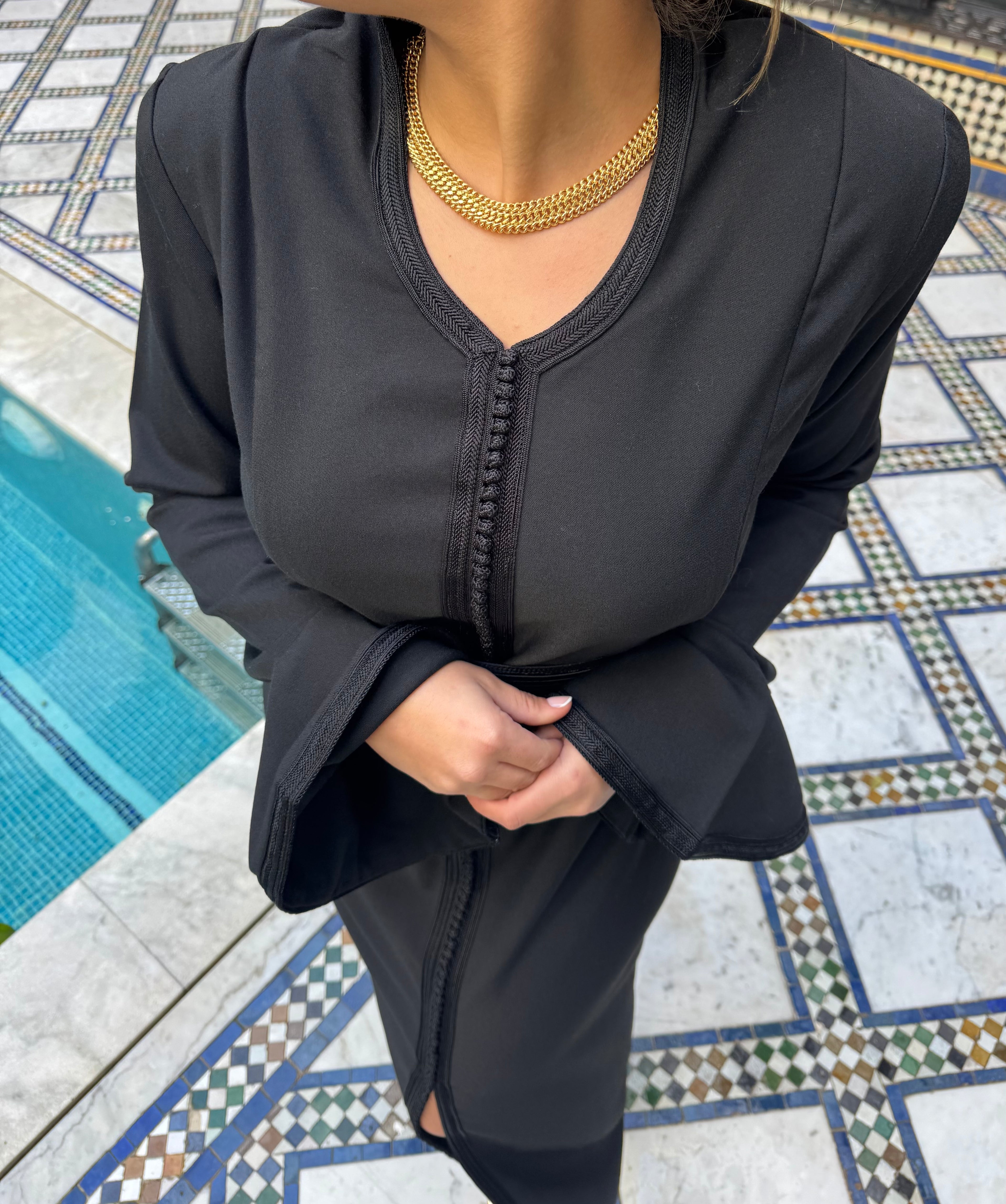 Robe Blazer façon caftan - Élégance structurée