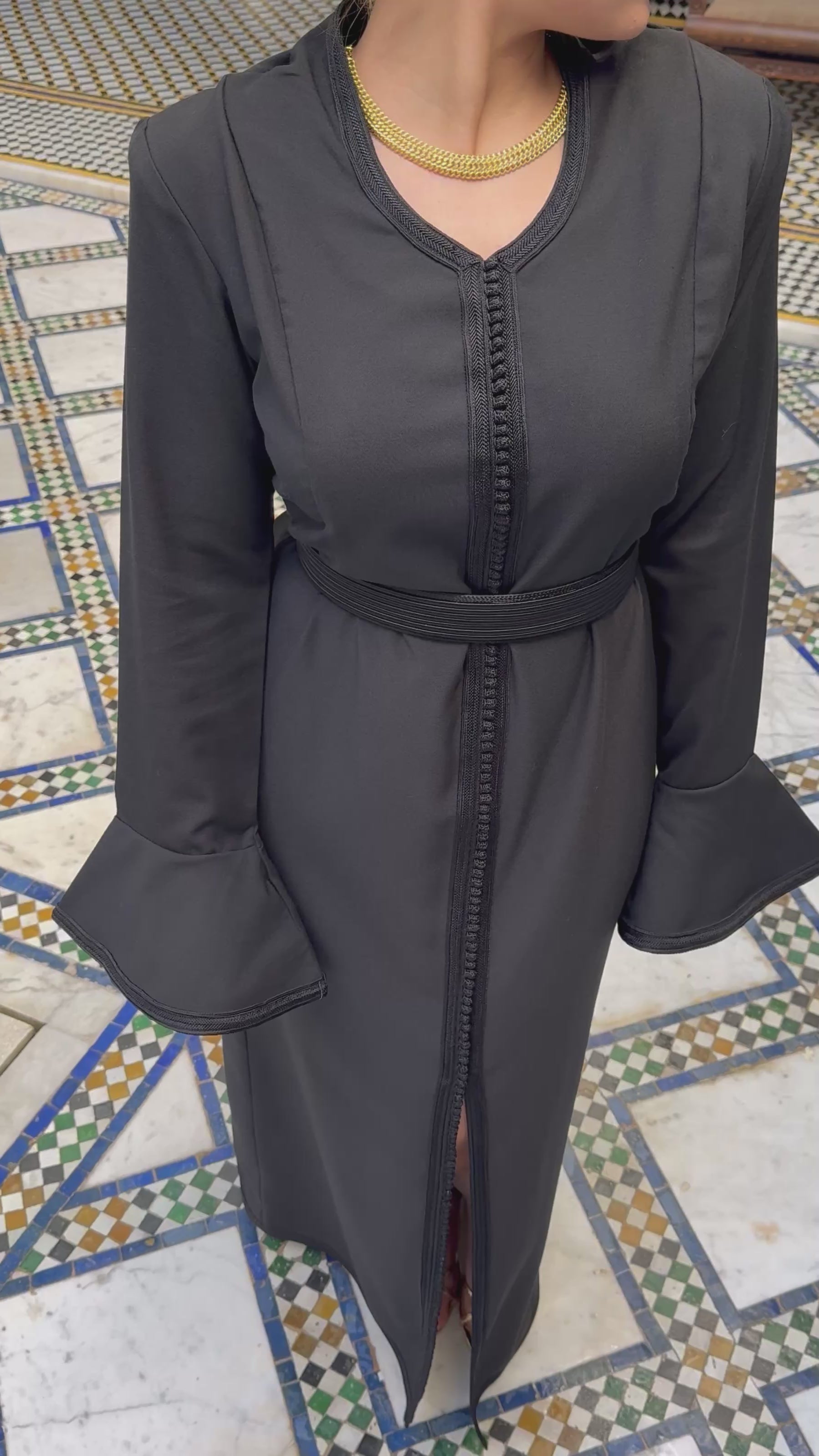 Robe Blazer façon caftan - Élégance structurée